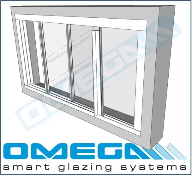 DIY Secondary Glazing Kit - Glazing Panel + Trackglaze Kit / Opening Unit 2