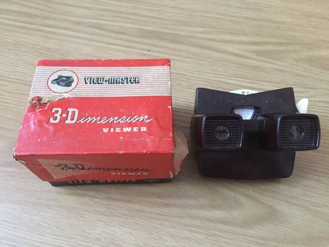 Viewmaster Model E VINTAGE 1950'S BACOLITE VIEW MASTER MODEL E VIEWER & Original free REEL ...