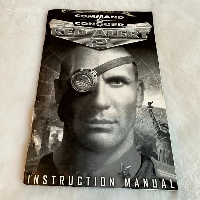 Red Commandbook COMMAND & CONQUER Red Alert 2 PC Manual Video Game Instruction Booklet ...