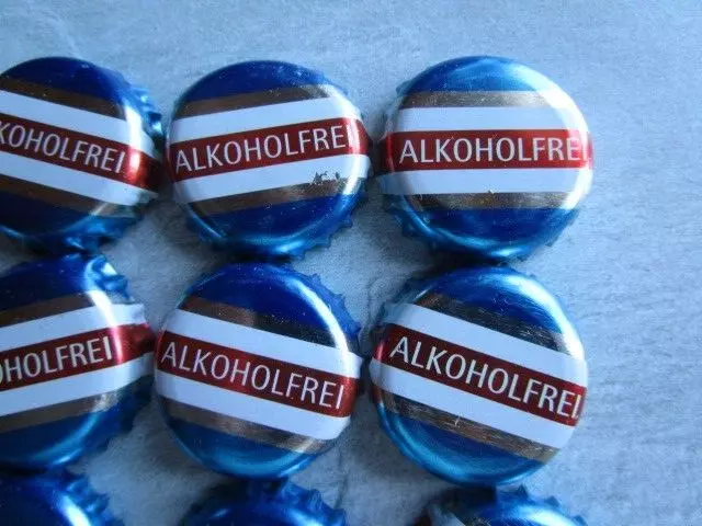 50 KK ALKOHOLFREI Kronenkorken  Kronkorken Bottle cap sammeln, basteln,  Mosaik