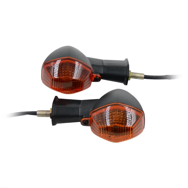 Pair Of Clear Turn Signal Indicator Lenses For Suzuki VStrom DL650 (04-11) & DL1000 (06-13)