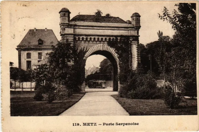 CPA Lorraine Moselle METZ Porte Serpenoise (984484)