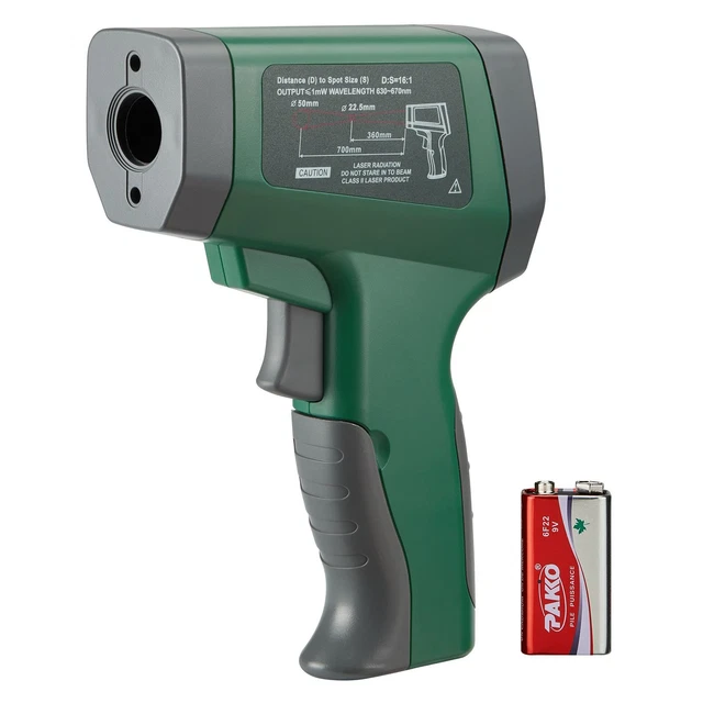 Dual Laser Positioning Infrared Thermometer Gun For Home Cooking Industrial Uses