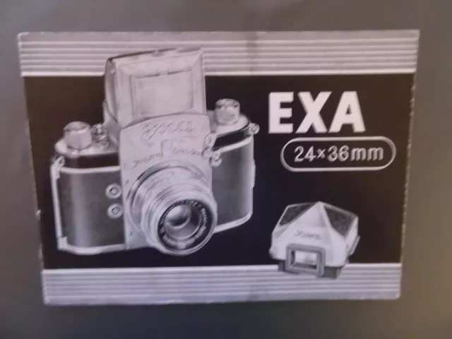 Prospekt EXA 24x36mm Kamera Werbung Fotografie (14,5x10,5cm)