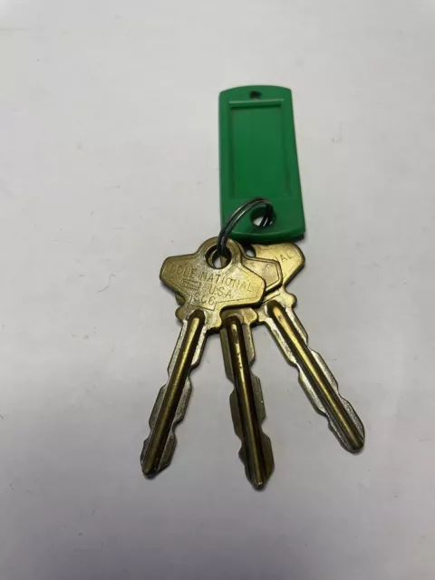 Vintage Cole National & ESP Lock Corp SC6 Keys (3)