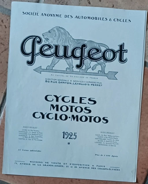 Plaque fiscale de vélo année 1925 - impôt vélocipède