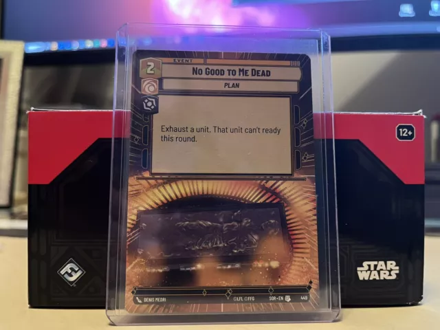 Star Wars Unlimited Spark of Rebellion Hyperspace Card 449 No Good To Me Dead