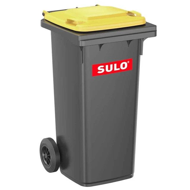 PROREGAL Mülltonne Mgb 120 Liter HDPE-Kunststoff Gelb kaufen bei