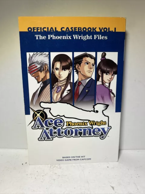 PHOENIX WRIGHT ACE Attorney Official Casebook VOL 1. Great Condition ...
