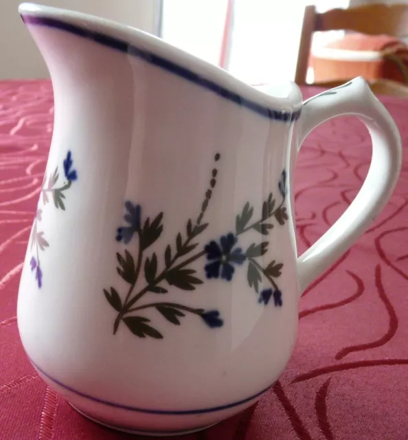 Ancien  Pichet Pot A Lait Porcelaine De Bayeux  Bx