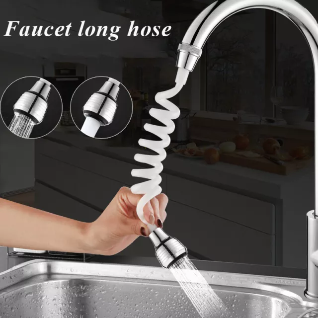 Tubo lungo rubinetto estensore ugello flessibile risparmio parte lavandino S, M✿