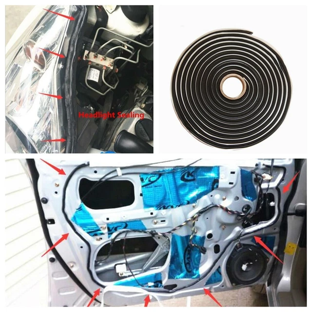 Butyl Glue Headlight Snake Sealant Retrofit Reseal Headlight Windshield Sealing