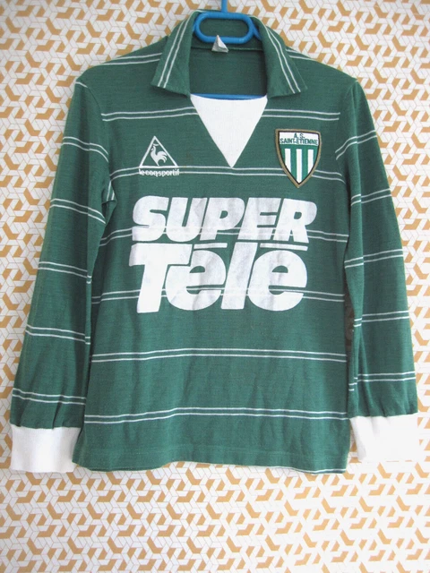 Maillot ASSE Saint-Etienne Vintage 1999/2000 - Dédicacé - Taille S - Asics