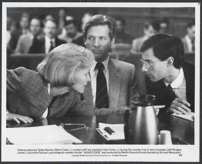 @COL JAGGED EDGE ’85 GLENN CLOSE JEFF BRIDGES JAY CRIMP COURT £37.12