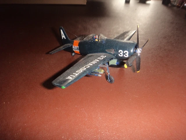 AIRFIX / MATCHBOX model aircraft built Grumman F8F Bearcat in 1/72 ...