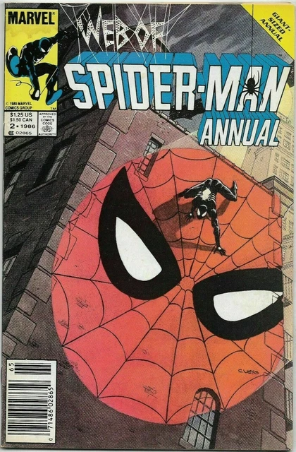 Web of Spider-Man Spiderman #2 ANNUAL Marvel Comics Newsstand 1986 (FNVF)