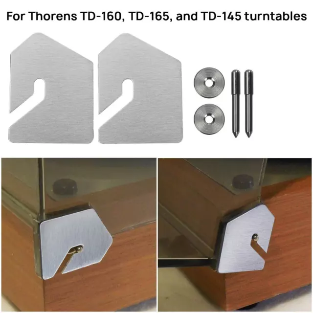 Für Thorens TD-160, 145, 165 Dust Cover Total Hinge Repair Kit Neue