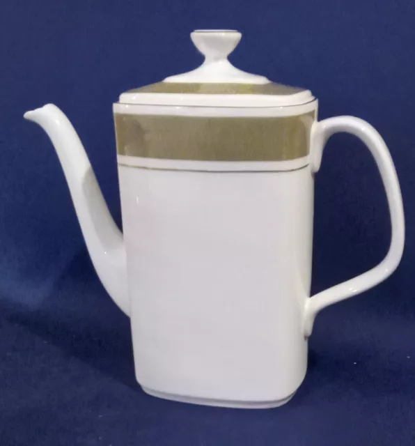 Vintage Royal Doulton English fine bone china coffee pot "Antique Gold".