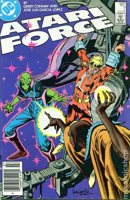 Atari Force Canadian Price Variant #7 FN/VF 7.0 1984 Stock Image