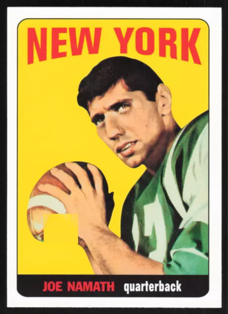 2012 Topps #122 Joe Namath Rookie Reprint New York Jets