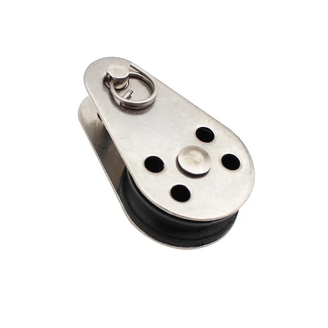 25 mm 316 puleggia in acciaio inox puleggia ruota singola puleggia per barca