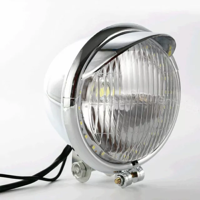 Universal Round LED Motorcycle Motorbike Front Headlight Headlamp Bracket Clamp