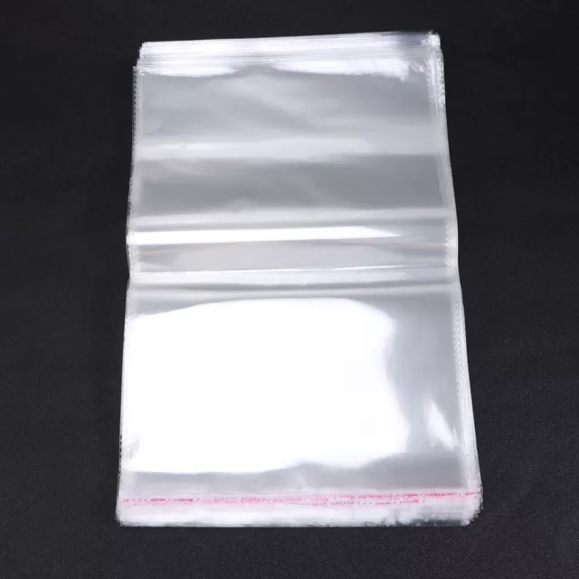100 Pcs Transparant Bags Clear Packing Clothes Packaging Clothing Multipurpose