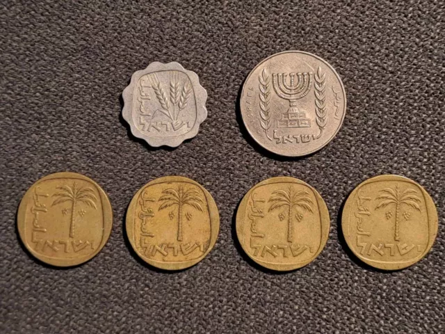 1 et 10 agora - ½ lire - Israel - 1960-1980 - Pièce de monnaie