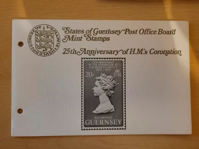 1978 Guernsey 25th Anniversary of Coronation Presentation Pack