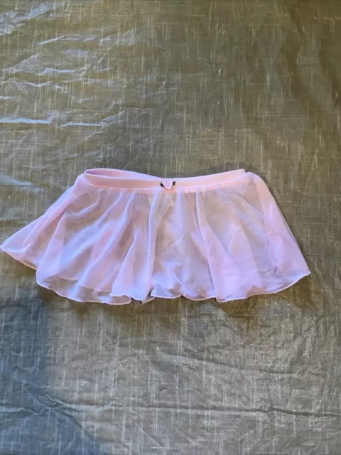 Girls Danskin Now Pink Dance Skirt (Size XXS 2/3)pre-owned