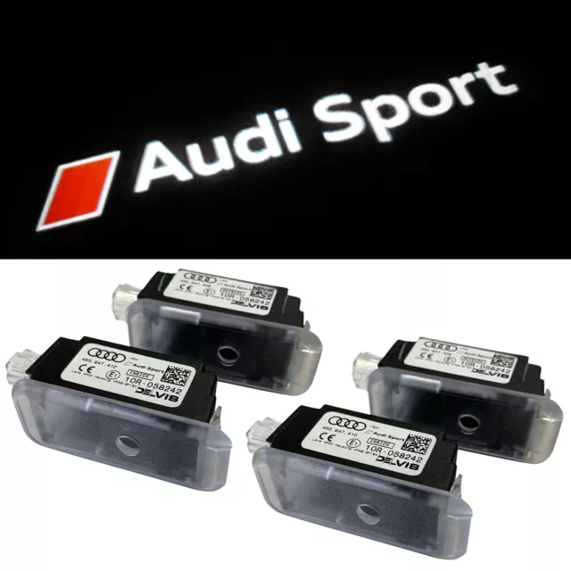 Original Audi Einstiegs-LED FC Bayern Logo und Audi Ringe 4G0052133N 