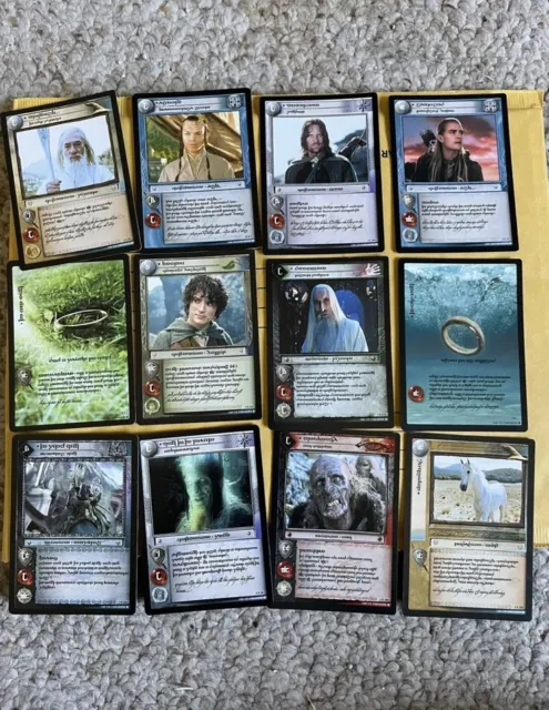 Lord Of The Rings-TCG-Return Of The King-Elvish Card Lot