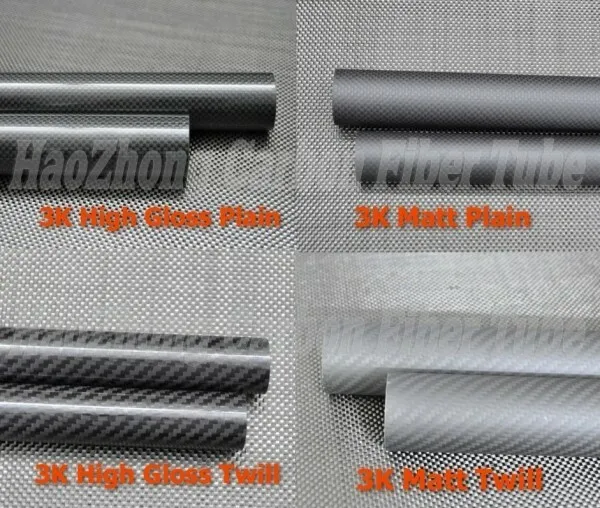 1pc 14mm ODX 13mm IDX 500MM 100% Roll Wrapped Carbon Fiber Tube 3K/Tubing Glossy