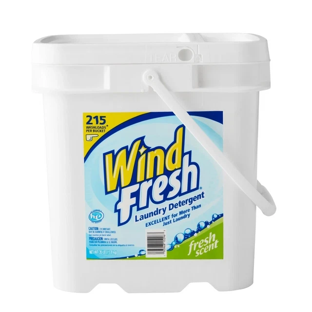 Windfresh Powder Laundry Detergent, Fresh Scent (35 Pounds, 215 Loads)