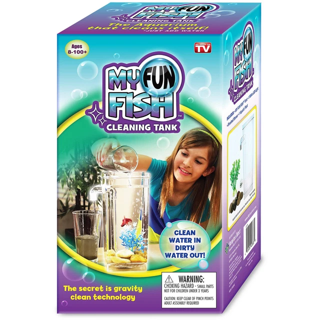 As Seen on TV My Fun Fish Half-Gallon Aquarium -