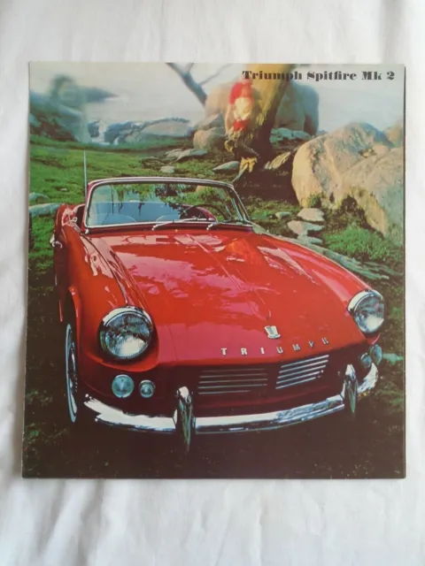 Triumph Spitfire Mk2 brochure c1960's USA market