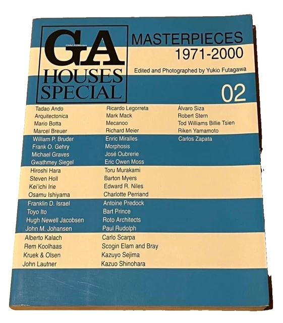 GA HOUSES SPECIAL MASTERPIECES Vol, 1-2 set 1945-1970 1970