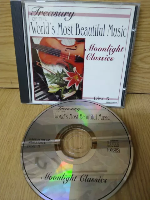 Treasury Of The World's Most Beautiful Moonlight Classics CD Greig Chopin Dvorak