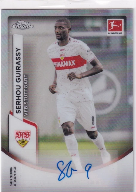 Carte Topps Now Bundesliga 2024-25 #192 Serhou Guirassy (BVB) – Variante Orange Limitée