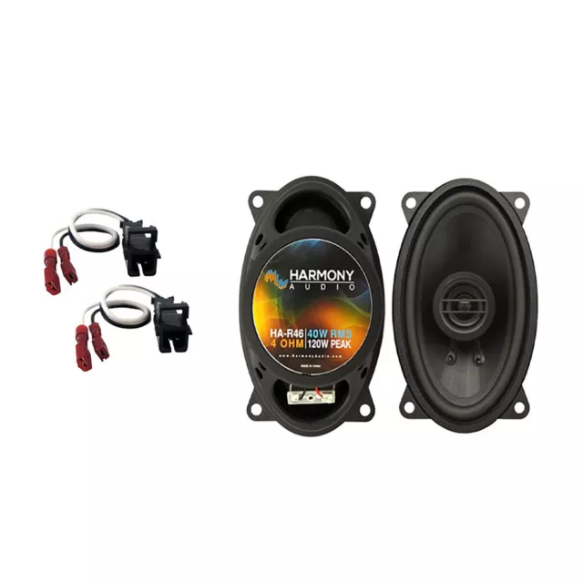 Fits Chevy S-10 Pickup 02-04 Rear Pillar Replacement Speakers Harmony HA-R46