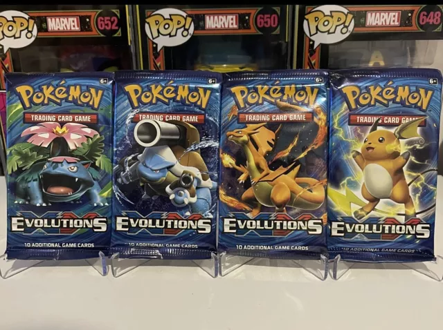 Fresh! Pokemon Tcg Xy Evolutions Booster Pack - Genuine & Factory Sealed X 1