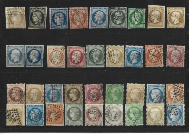 Beau lot de timbres oblitérés
