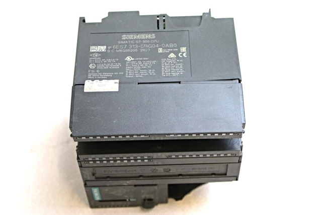 SIEMENS 6ES7313-5BG04-0AB0 SIMATIC S7 Ecke gebrochen - E-Stand 06 -used-