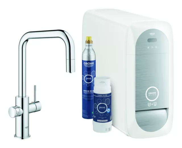 Grohe Blue Home Starterkit Spültischarmatur mit U-Auslauf,... 31543000