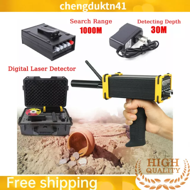 GR-100 Long Range 1 KM Metal Detector Fits: Silver Gold copper Diamond Treasure