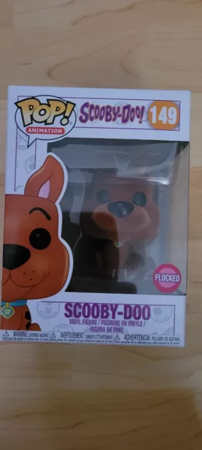 💥👀 Funko Pop! Vinyl Animation Scooby-Doo! Orange #149 FLOCKED