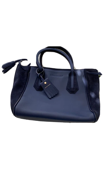 longchamp leather tote bag