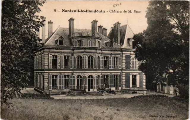 CPA AK NANTEUIL-le-HAUDOUIN - Chateau de M. Baco (423312)