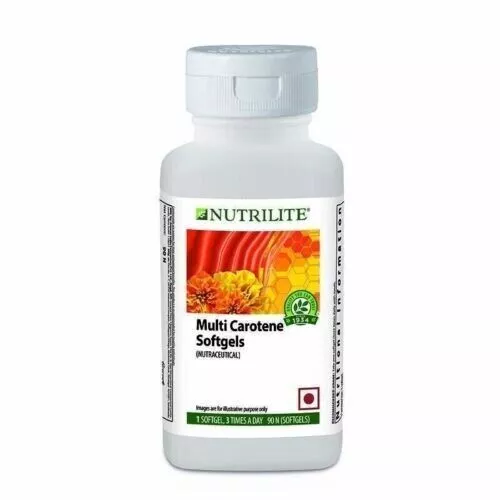 Amway Nutrilite MultiCarotene 90 capsule molli per pelle, capelli e occhi +...