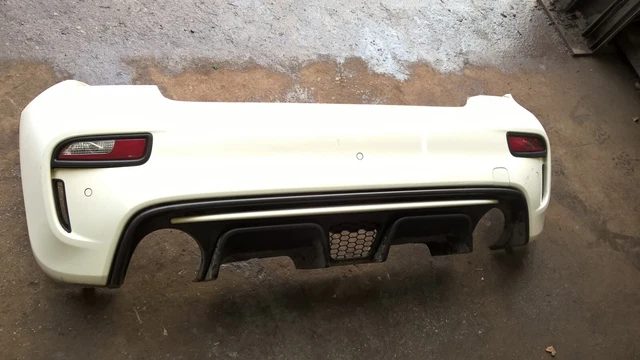 FIAT 500 ABARTH 2016-On (2018) Facelift Rear Bumper In 268A White ...